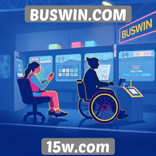Acessibilidade e inclusão em BUSWIN.COM