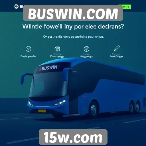 Recursos e funcionalidades do site BUSWIN.COM